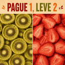 Kiwi + Morango - Liofilizado